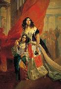 Karl Briullov Adopted Daughter Amazilia Paccini oil on canvas